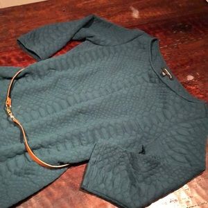 Hunter Green tea length dress